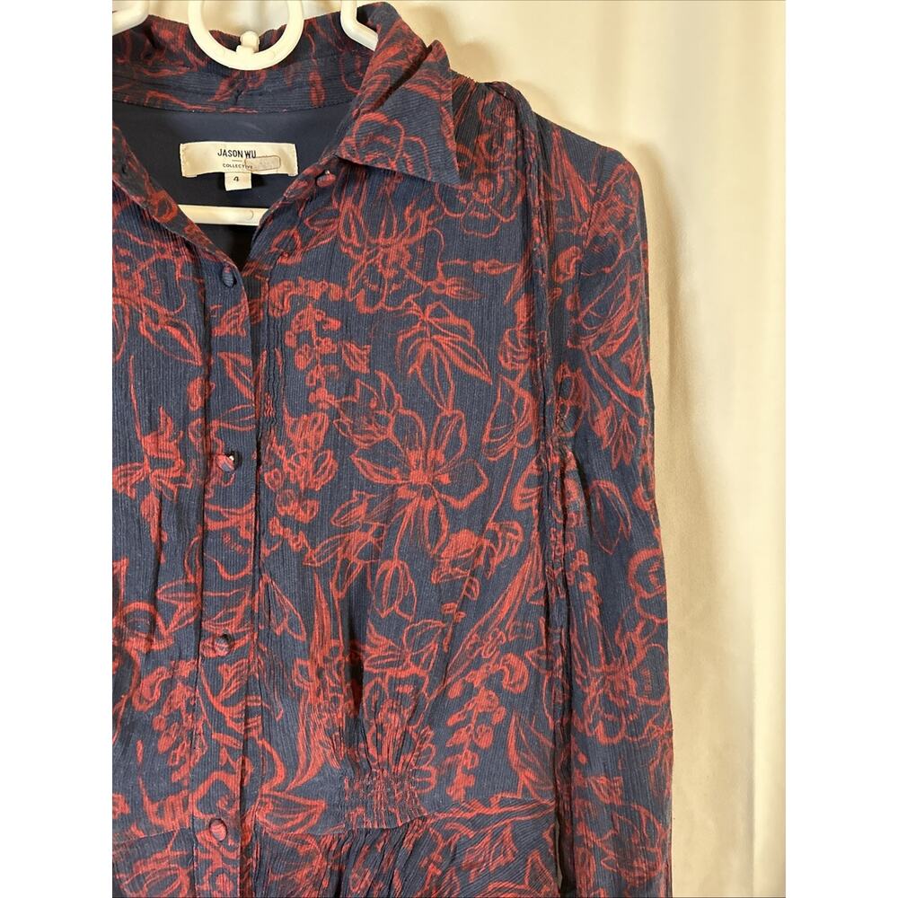 Jason Wu x RTR Printed Shirt Dress - Picture 6 of 6